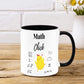 Math Chic Ceramic Mug with Black Interior Color