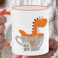 Tea Rex Ceramic Custom Mug