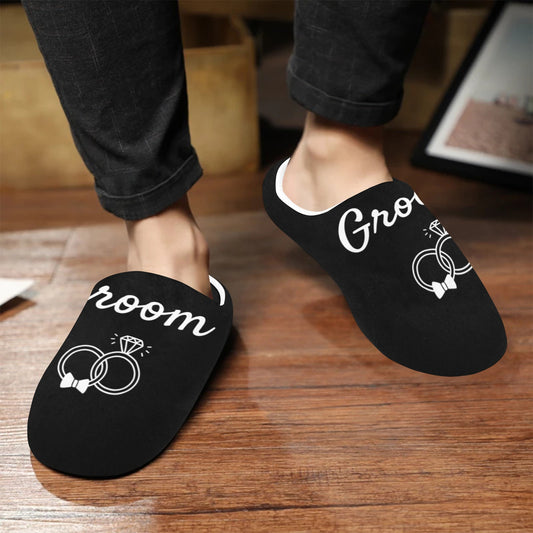 Groom's Non-Slip Cotton Slippers