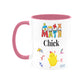 Math Chick Ceramic Mug with Pink Interior