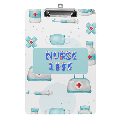 Nurse Life Acrylic White Clipboard