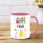 Math Chick Ceramic Mug with Pink Interior