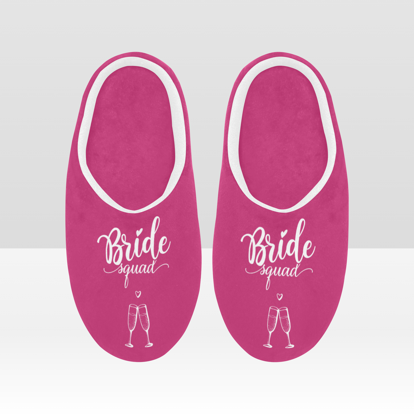 Bride Squad Women's Non-Slip Cotton Slippers