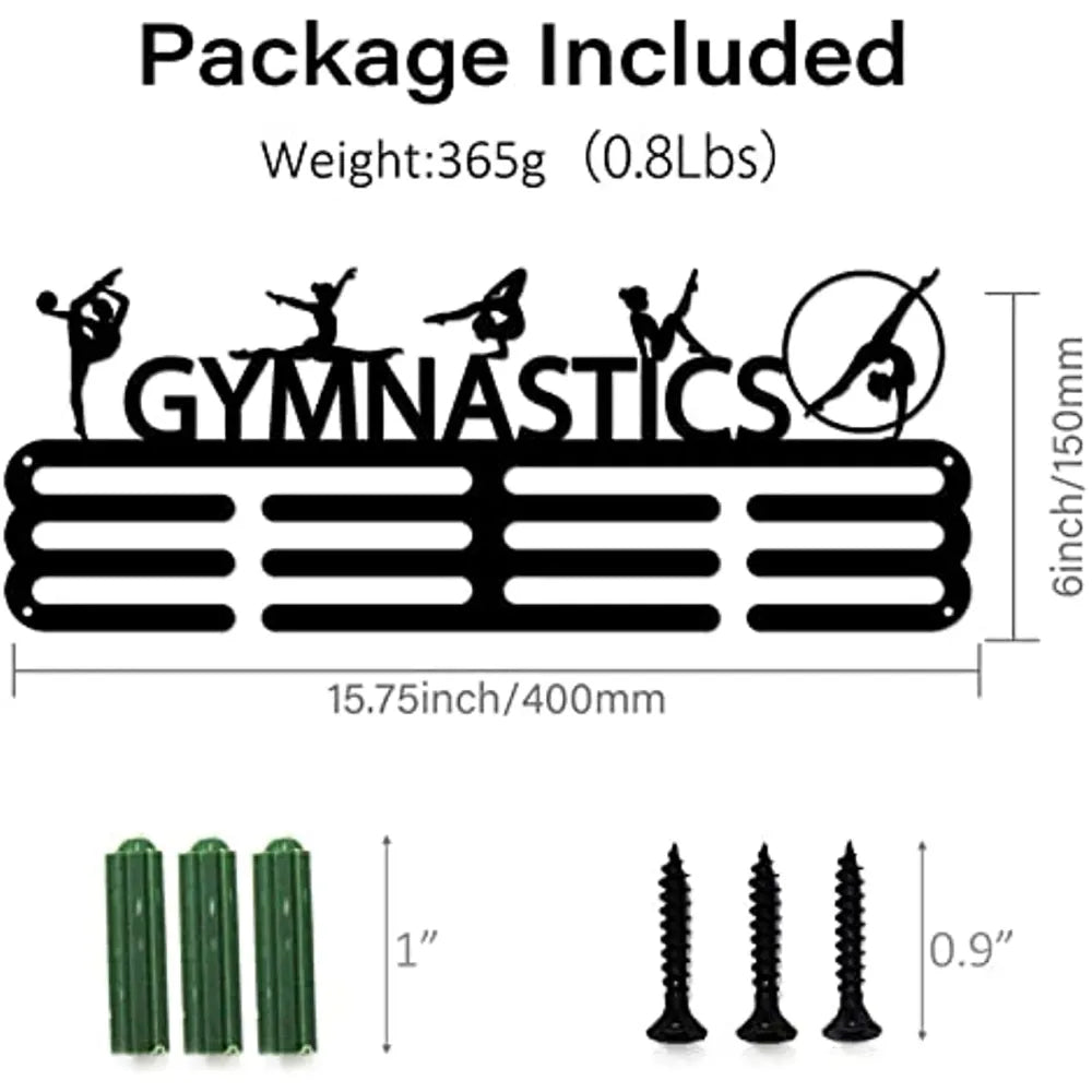 Decorative Gymnastics Medal Display Hanger and Organizer