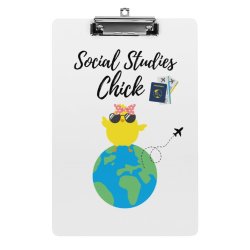 Social Studies Chick Acrylic Clipboard