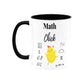 Math Chic Ceramic Mug with Black Interior Color