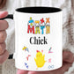 Math Chick Ceramic Mug with Black Interior