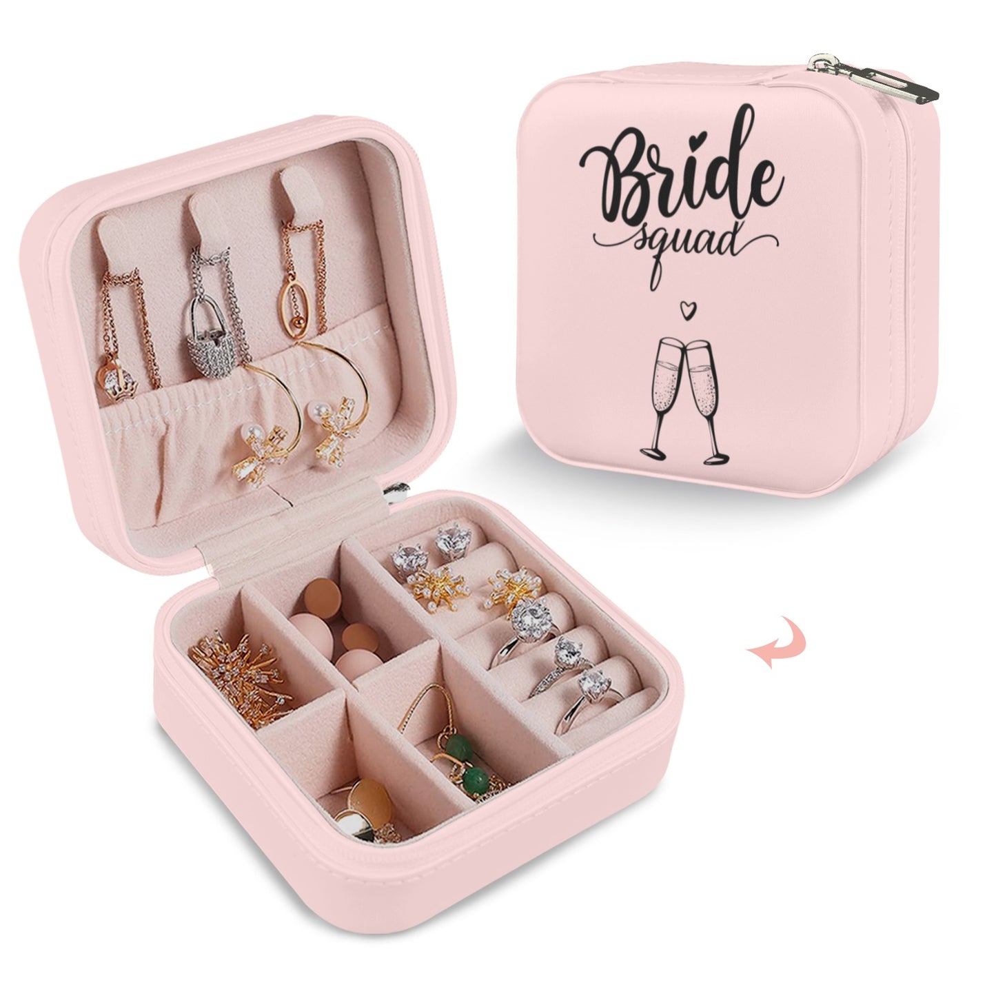 Bride Squad Portable Jewelry Box