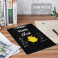 Math Chick Clipboard in Black