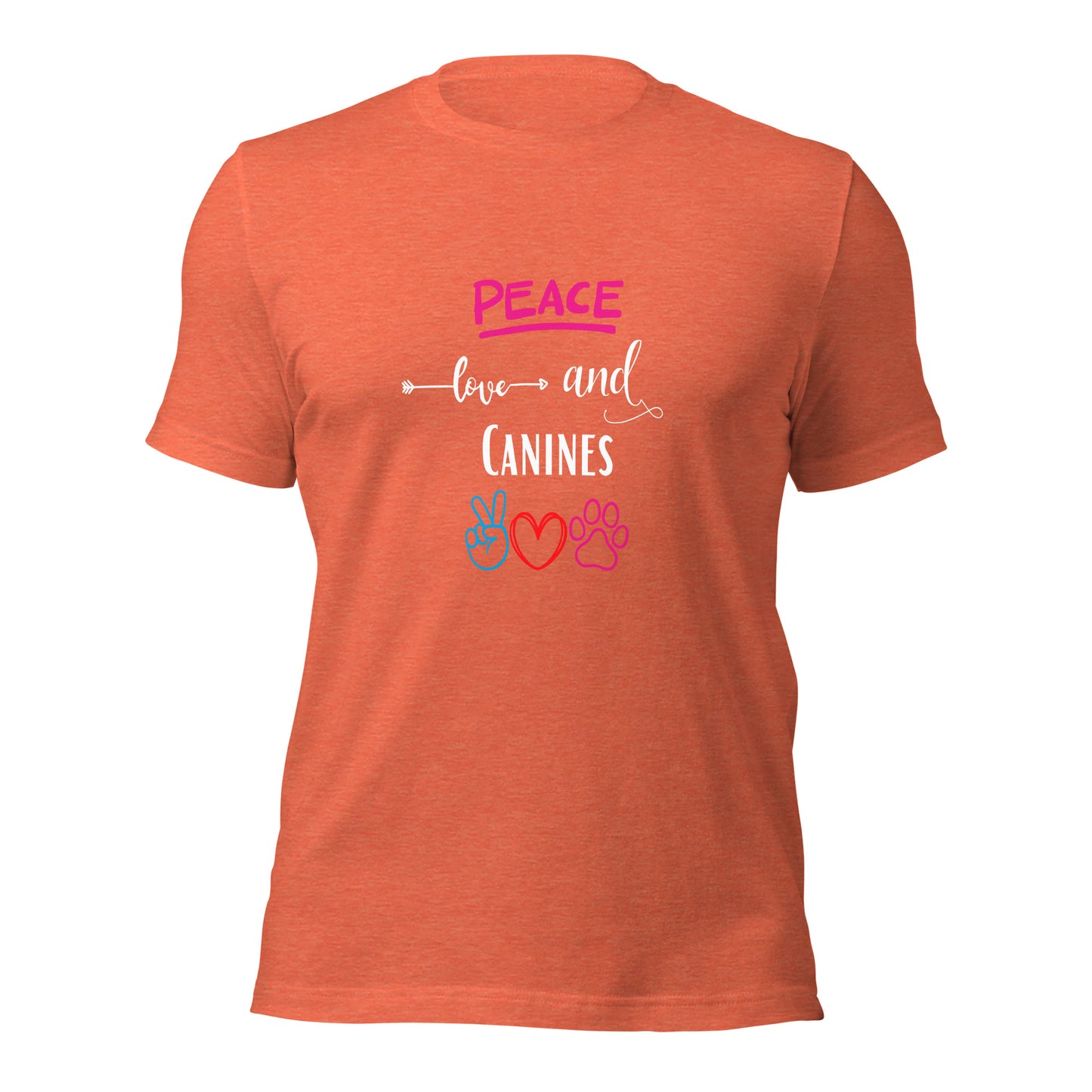 Peace, Love, and Canines Tee (Unisex)