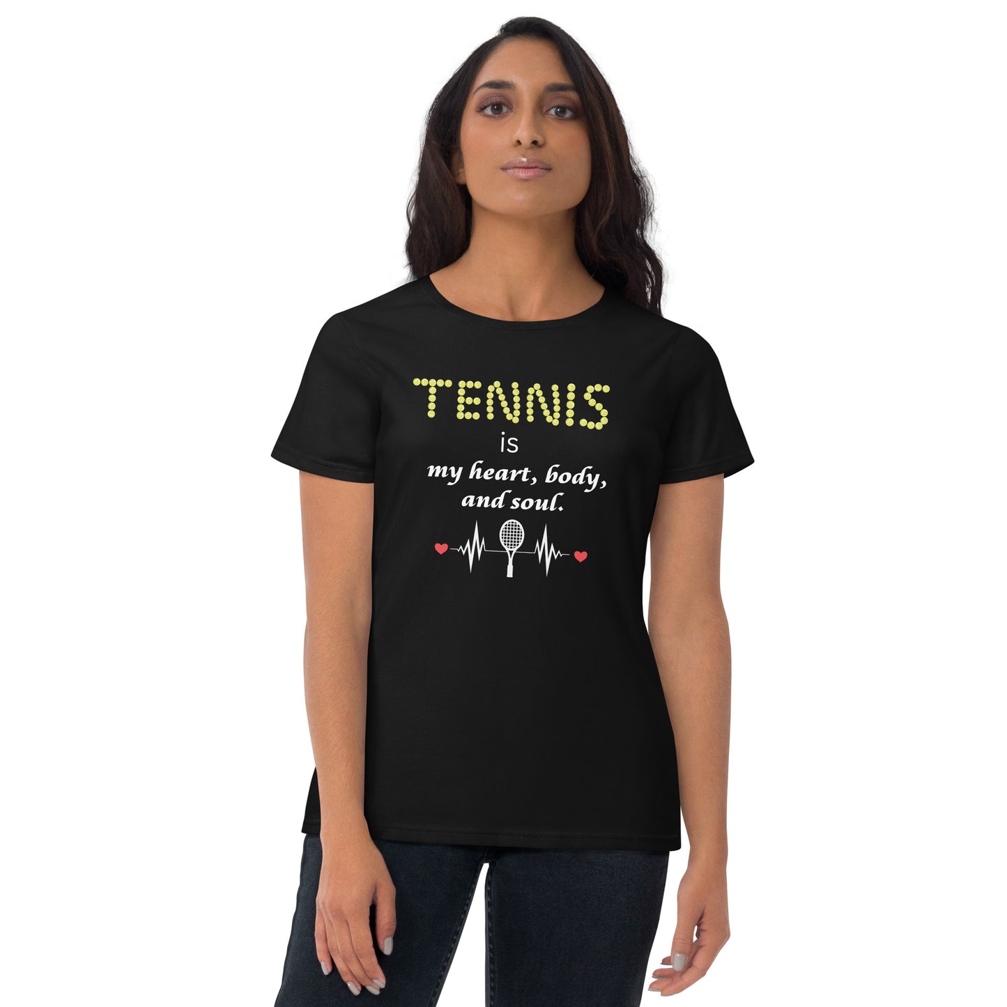 Tennis is My Heart Women's T-shirt