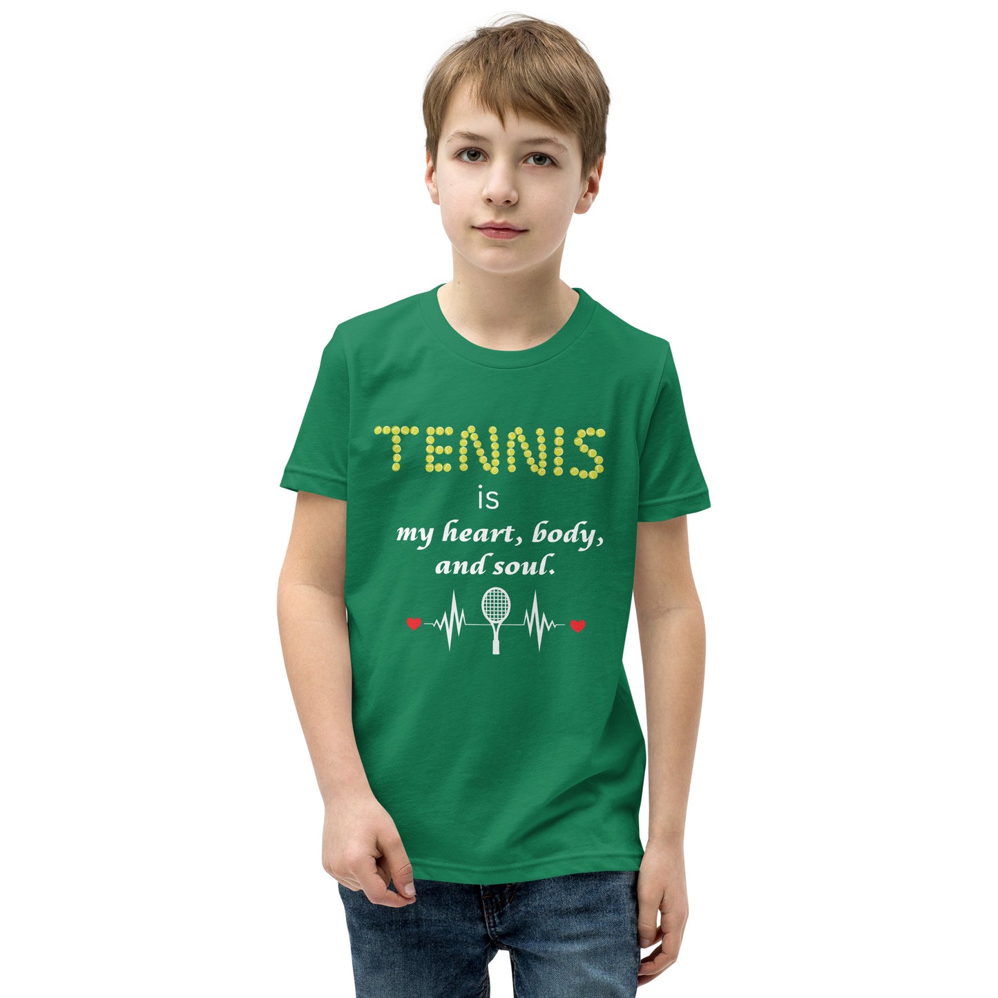 Tennis is My Heart Youth Tee